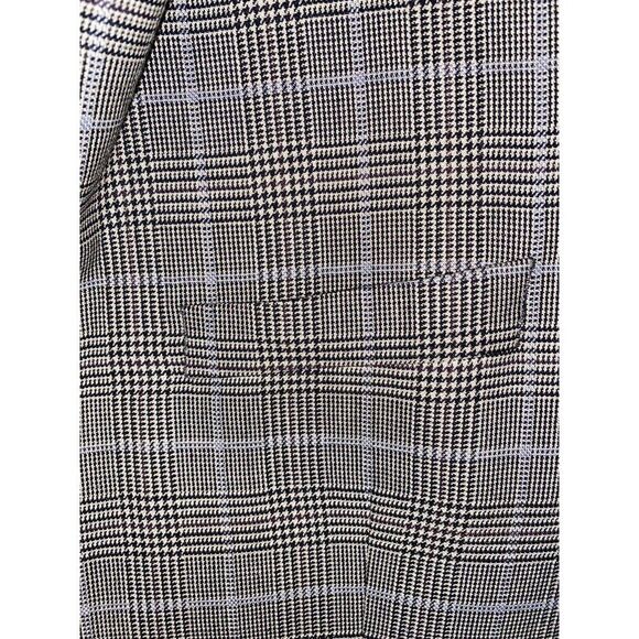 Ralph Lauren Wool and Silk Plaid Jacket Brown Black Size 40R - Picture 4 of 7